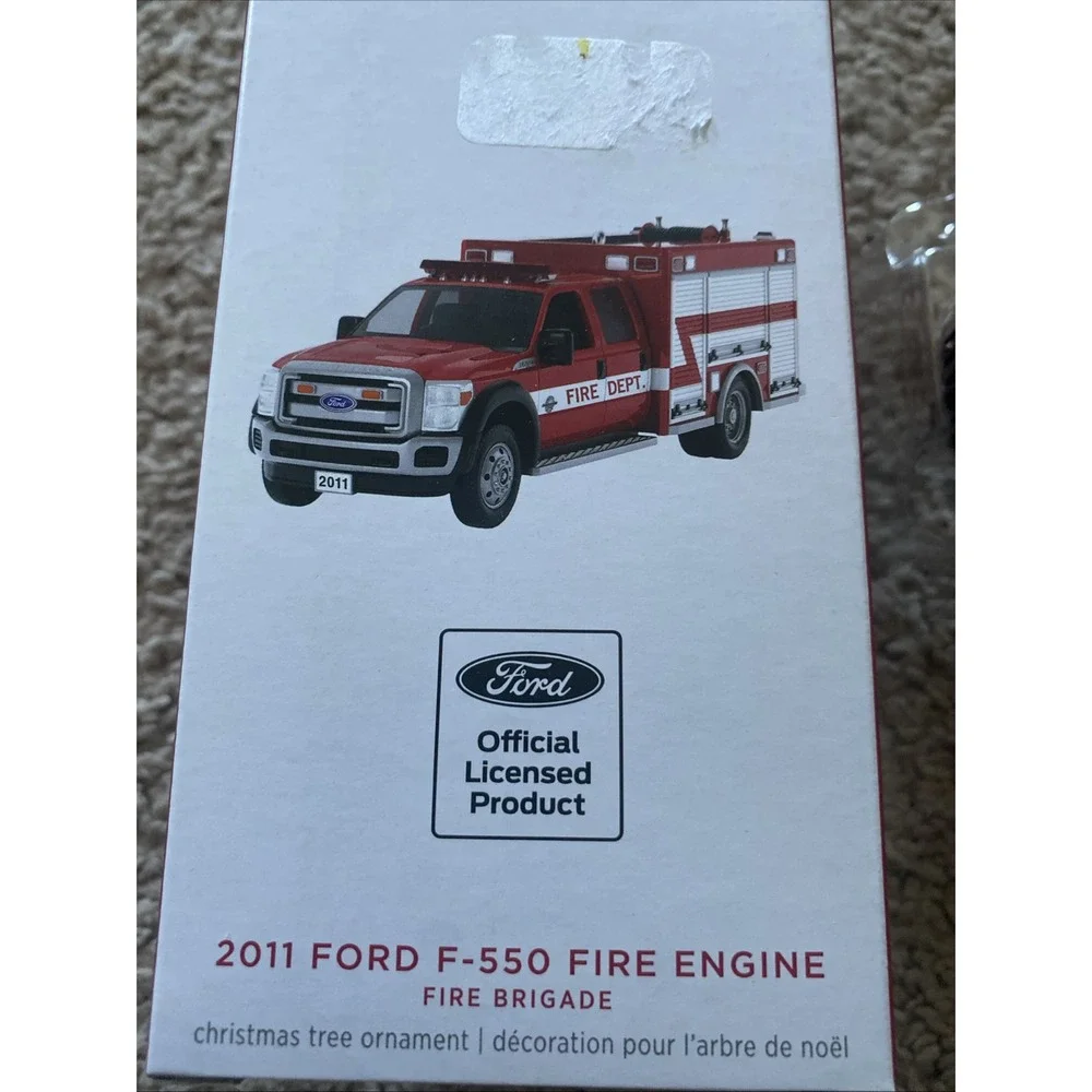 Hallmark Keepsake - 2011 Ford F-550 Fire Engine - 22nd - 2024 *NEW / FREE SHIP*‎